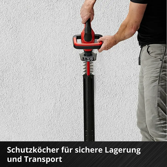 Einhell Power X-Change 18V Akku-Heckenschere GC-CH 18/40 Li Solo - 18 V, Li-Ionen, Ohne Akku, Schnittlänge: 40 cm - Schutzköcher für sichere Lagerung und Transport.