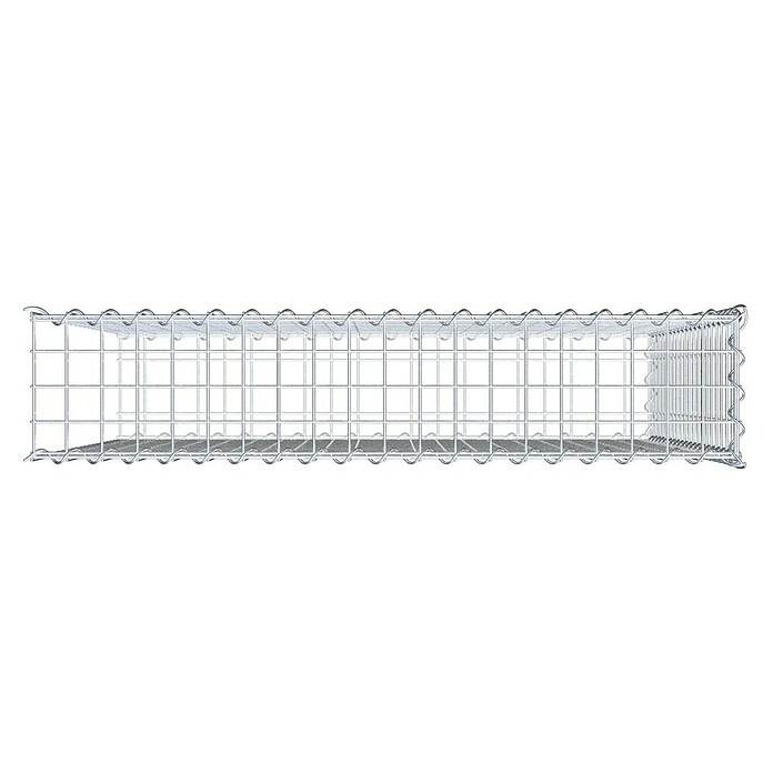 Gabiona Gabione Typ 2 (Zum Anbau in der Länge, 100 x 20 x 100 cm, Stahl, Maschenbreite: 50 mm, Maschenhöhe: 50 mm, Spirale) | BAUHAUS