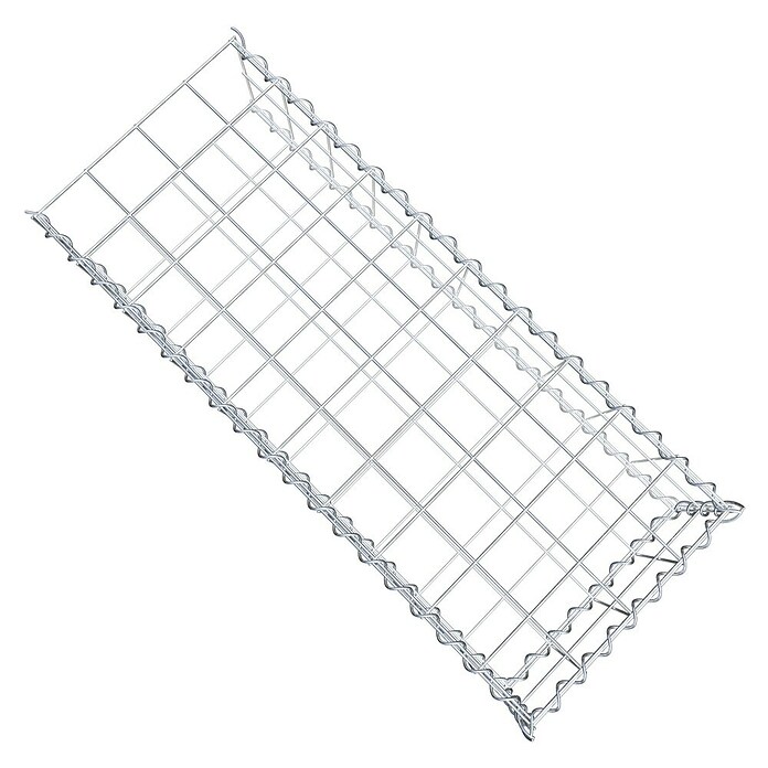 Gabiona Gabione Typ 2 (Zum Anbau in der Länge, 100 x 40 x 20 cm, Stahl, Maschenbreite: 100 mm, Maschenhöhe: 100 mm, Spirale) | BAUHAUS