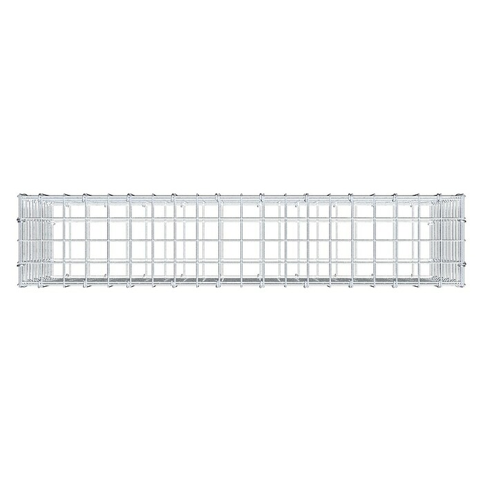 Gabiona Gabione (100 x 20 x 50 cm, Stahl, Maschenbreite: 50 mm, Maschenhöhe: 50 mm, C-Ring) | BAUHAUS