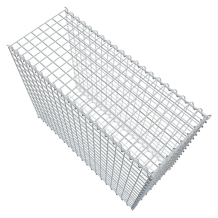 Gabiona Gabione Typ 2 (Zum Anbau in der Länge, 100 x 40 x 80 cm, Stahl, Maschenbreite: 50 mm, Maschenhöhe: 50 mm, Spirale) | BAUHAUS