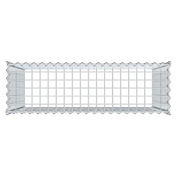 Gabiona Gabione Typ 3 (Zum Anbau in der Höhe, 100 x 30 x 80 cm, Stahl, Maschenbreite: 50 mm, Maschenhöhe: 50 mm, Spirale) | BAUHAUS