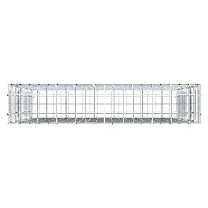 Gabiona Gabione (100 x 20 x 100 cm, Stahl, Maschenbreite: 50 mm, Maschenhöhe: 50 mm) | BAUHAUS