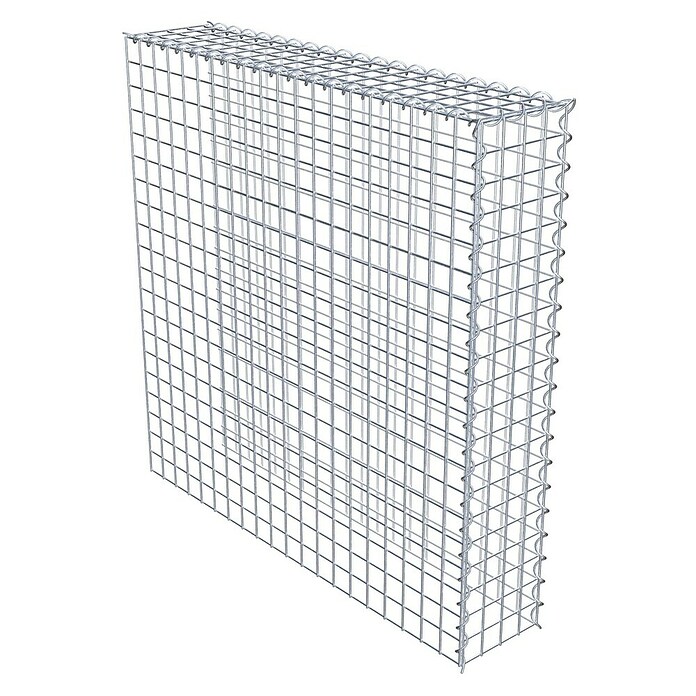 Gabiona Gabione Typ 4 (Zum Anbau in Länge & Höhe, 100 x 20 x 100 cm, Stahl, Maschenbreite: 50 mm, Maschenhöhe: 50 mm, Spirale) | BAUHAUS