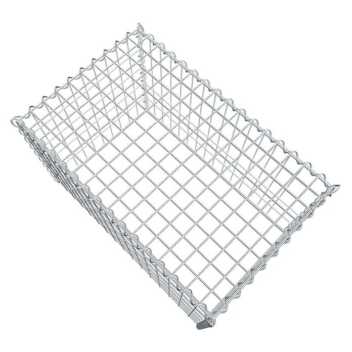 Gabiona Gabione Typ 3 (Zum Anbau in der Höhe, 80 x 50 x 50 cm, Stahl, Maschenbreite: 50 mm, Maschenhöhe: 100 mm, Spirale) | BAUHAUS