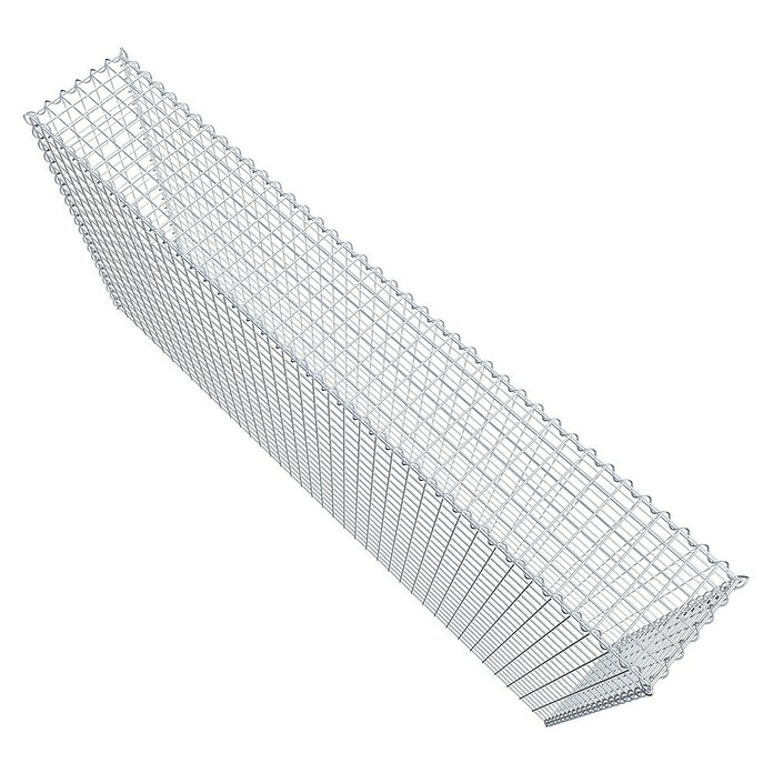 Gabiona Gabione Typ 3 (Zum Anbau in der Höhe, 200 x 30 x 100 cm, Stahl, Maschenbreite: 50 mm, Maschenhöhe: 50 mm, Spirale) | BAUHAUS