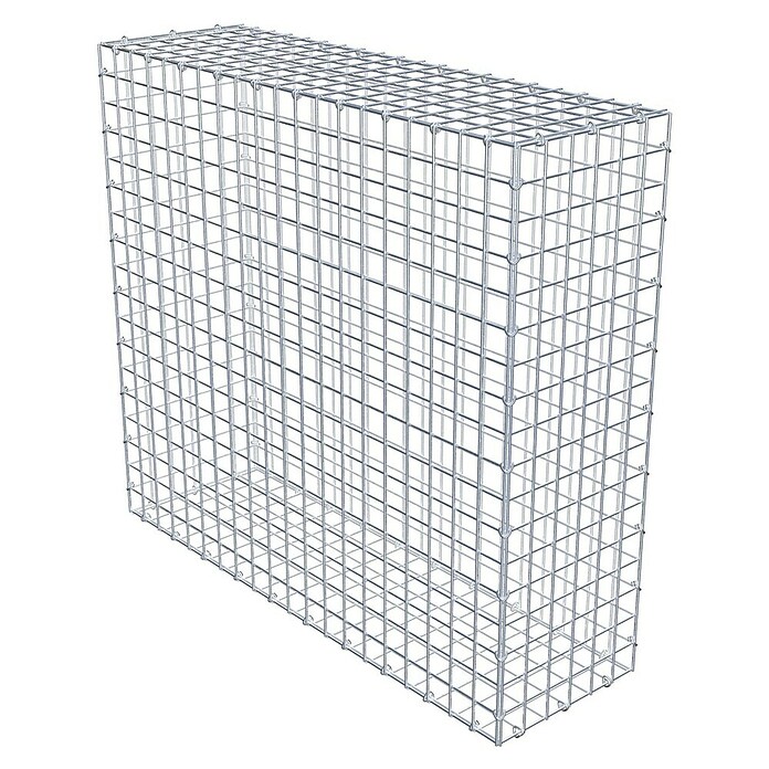 Gabiona Gabione (100 x 30 x 90 cm, Stahl, Maschenbreite: 50 mm, Maschenhöhe: 50 mm) | BAUHAUS