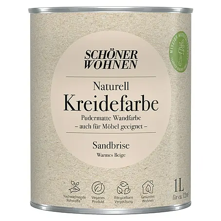 SCHÖNER WOHNEN-Farbe Naturell Wandfarbe Kreidefarbe