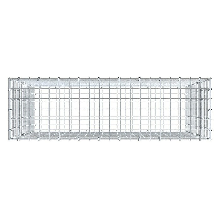 Gabiona Gabione (100 x 30 x 100 cm, Stahl, Maschenbreite: 50 mm, Maschenhöhe: 50 mm) | BAUHAUS