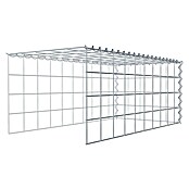 Gabiona Gabione Typ 4 (Zum Anbau in Länge & Höhe, 100 x 50 x 40 cm, Stahl, Maschenbreite: 100 mm, Maschenhöhe: 100 mm, Spirale) | BAUHAUS