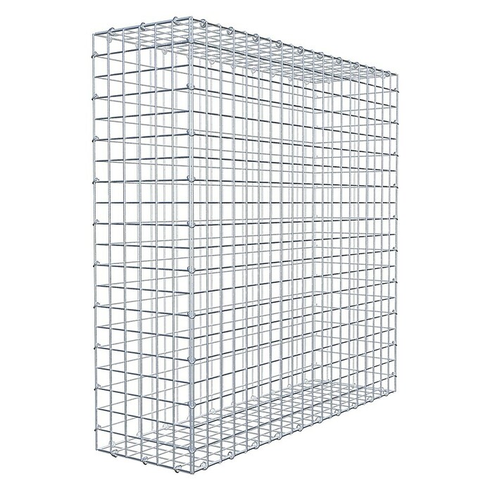 Gabiona Gabione (100 x 30 x 100 cm, Stahl, Maschenbreite: 50 mm, Maschenhöhe: 50 mm) | BAUHAUS