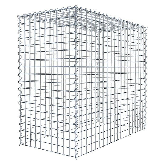Gabiona Gabione Typ 3 (Zum Anbau in der Höhe, 100 x 50 x 90 cm, Stahl, Maschenbreite: 50 mm, Maschenhöhe: 50 mm, Spirale) | BAUHAUS
