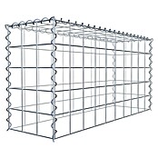 Gabiona Gabione Typ 3 (Zum Anbau in der Höhe, 100 x 30 x 50 cm, Stahl, Maschenbreite: 100 mm, Maschenhöhe: 100 mm, Spirale) | BAUHAUS