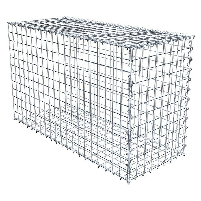 Gabiona Gabione Typ 2 (Zum Anbau in der Länge, 100 x 40 x 60 cm, Stahl, Maschenbreite: 50 mm, Maschenhöhe: 50 mm, Spirale) | BAUHAUS