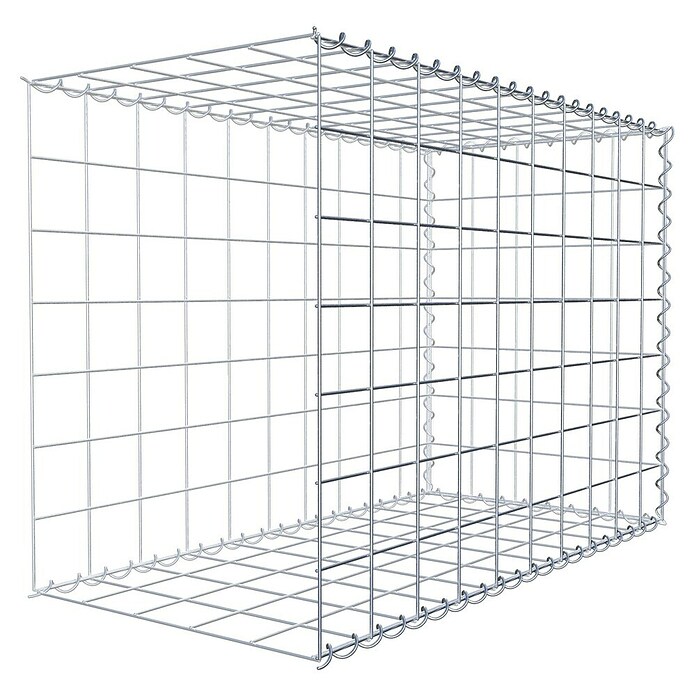 Gabiona Gabione Typ 2 (Zum Anbau in der Länge, 100 x 50 x 70 cm, Stahl, Maschenbreite: 100 mm, Maschenhöhe: 100 mm, Spirale) | BAUHAUS