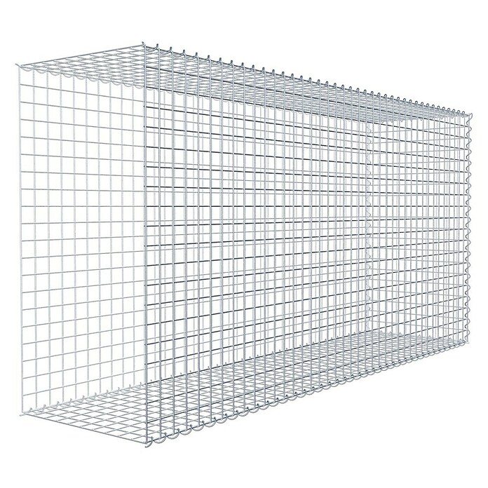 Gabiona Gabione Typ 2 (Zum Anbau in der Länge, 200 x 50 x 100 cm, Stahl, Maschenbreite: 50 mm, Maschenhöhe: 50 mm, Spirale) | BAUHAUS