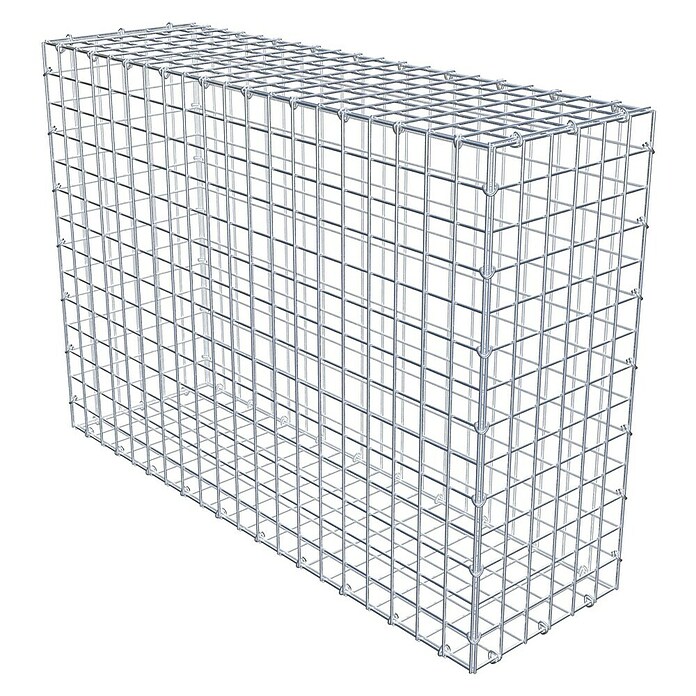 Gabiona Gabione (100 x 30 x 70 cm, Stahl, Maschenbreite: 50 mm, Maschenhöhe: 50 mm, C-Ring) | BAUHAUS