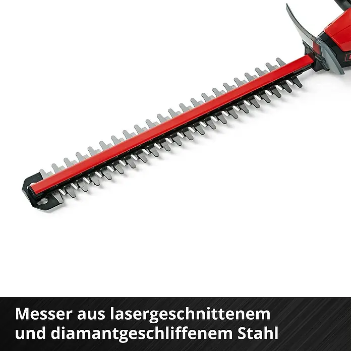 Einhell Power X-Change 18V Akku-Heckenschere GC-CH 18/40 Li Solo - 18 V, Li-Ionen, Ohne Akku, Schnittlänge: 40 cm - Messer aus lasergeschnittenem und diamantgeschliffenem Stahl.