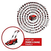 Einhell Power X-Change 18V Cortacésped de batería Rasarro 36/36 (36 V, 2 baterías, 3 Ah, Ancho de corte: 36 cm) | BAUHAUS