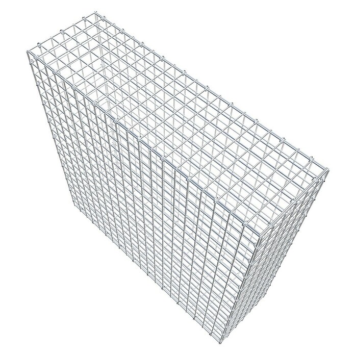 Gabiona Gabione (100 x 30 x 100 cm, Stahl, Maschenbreite: 50 mm, Maschenhöhe: 50 mm) | BAUHAUS