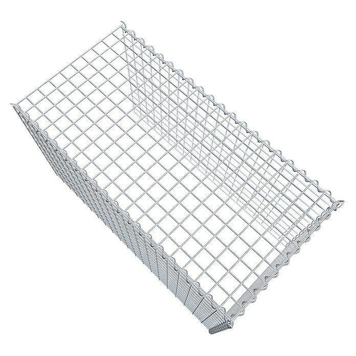 Gabiona Gabione Typ 4 (Zum Anbau in Länge & Höhe, 100 x 50 x 60 cm, Stahl, Maschenbreite: 50 mm, Maschenhöhe: 50 mm, Spirale) | BAUHAUS
