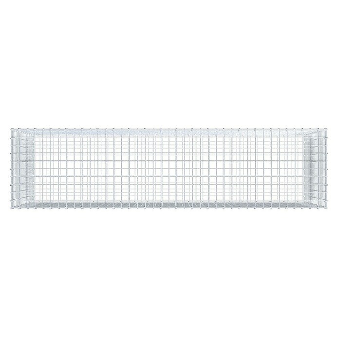 Gabione (200 x 50 x 100 cm, Stahl, Maschenbreite: 50 mm, Maschenhöhe: 50 mm) | BAUHAUS
