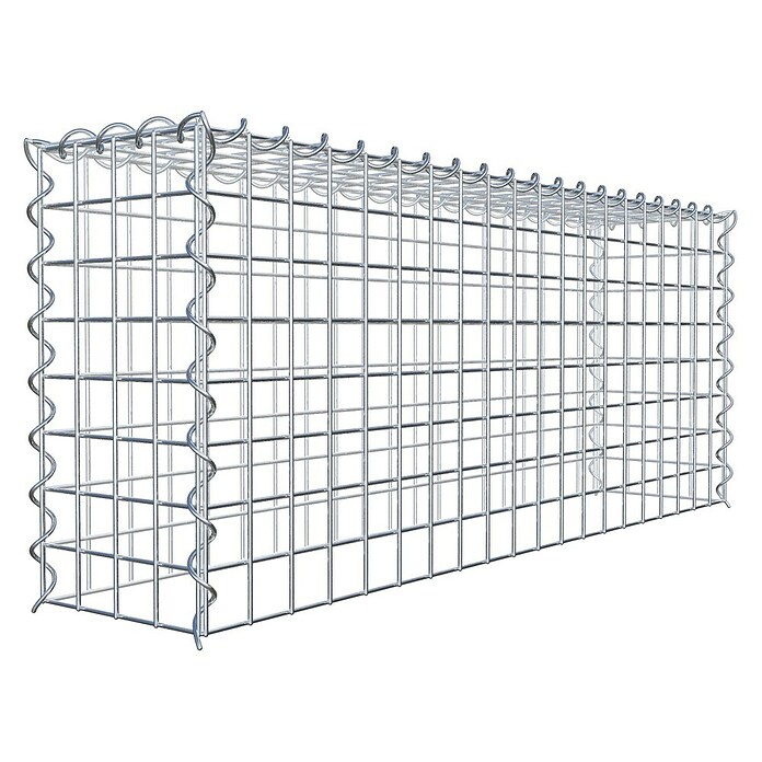 Gabiona Gabione Typ 3 (Zum Anbau in der Höhe, 100 x 20 x 40 cm, Stahl, Maschenbreite: 50 mm, Maschenhöhe: 50 mm, Spirale) | BAUHAUS