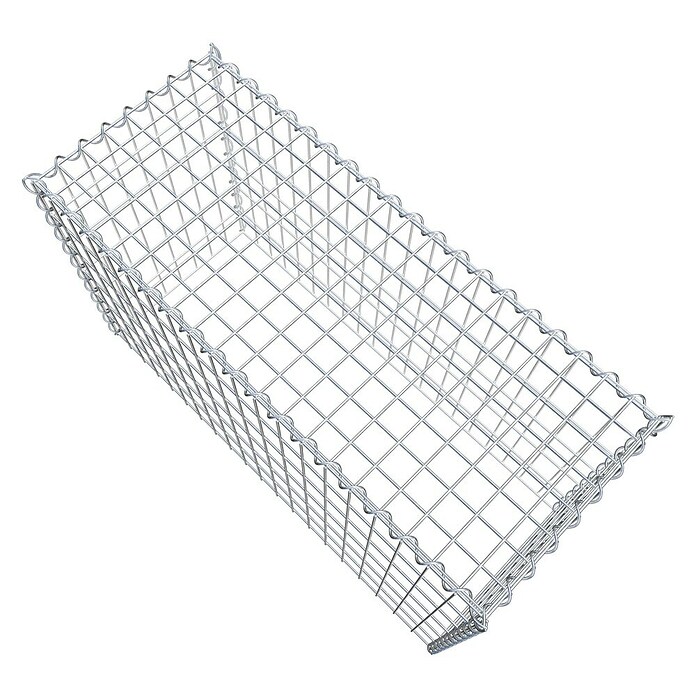 Gabiona Gabione Typ 3 (Zum Anbau in der Höhe, 100 x 40 x 60 cm, Stahl, Maschenbreite: 50 mm, Maschenhöhe: 100 mm, Spirale) | BAUHAUS