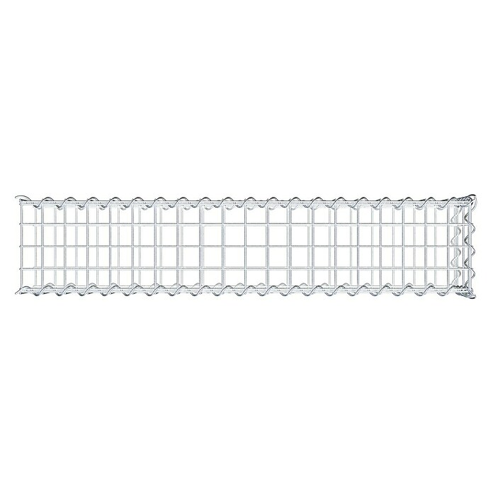 Gabiona Gabione Typ 2 (Zum Anbau in der Länge, 100 x 20 x 20 cm, Stahl, Maschenbreite: 50 mm, Maschenhöhe: 100 mm, Spirale) | BAUHAUS