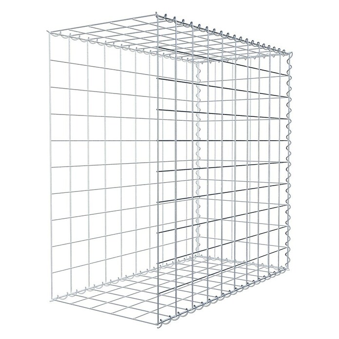 Gabiona Gabione Typ 2 (Zum Anbau in der Länge, 100 x 50 x 100 cm, Stahl, Maschenbreite: 100 mm, Maschenhöhe: 100 mm, Spirale) | BAUHAUS