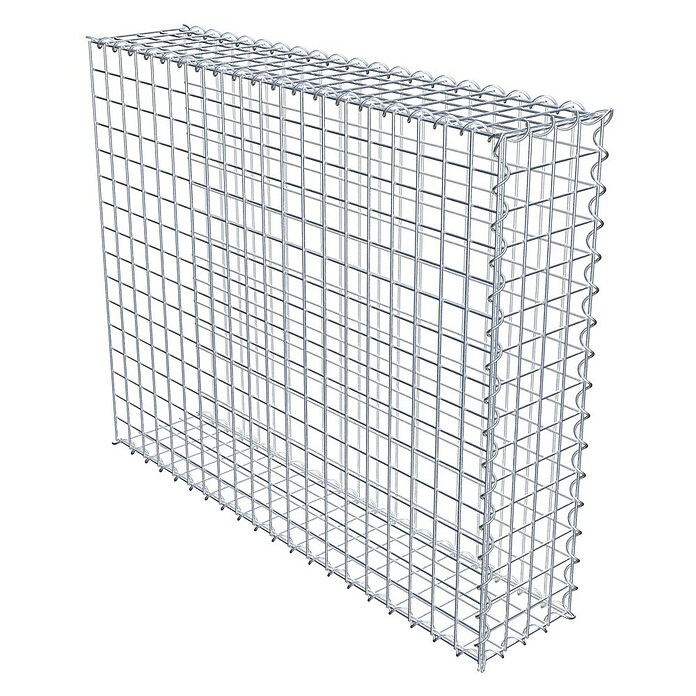 Gabiona Gabione Typ 2 (Zum Anbau in der Länge, 100 x 20 x 80 cm, Stahl, Maschenbreite: 50 mm, Maschenhöhe: 50 mm, Spirale) | BAUHAUS