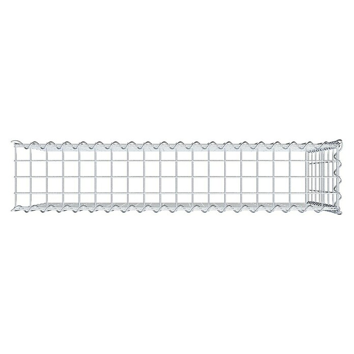 Gabiona Gabione Typ 4 (Zum Anbau in Länge & Höhe, 100 x 20 x 70 cm, Stahl, Maschenbreite: 50 mm, Maschenhöhe: 100 mm, Spirale) | BAUHAUS