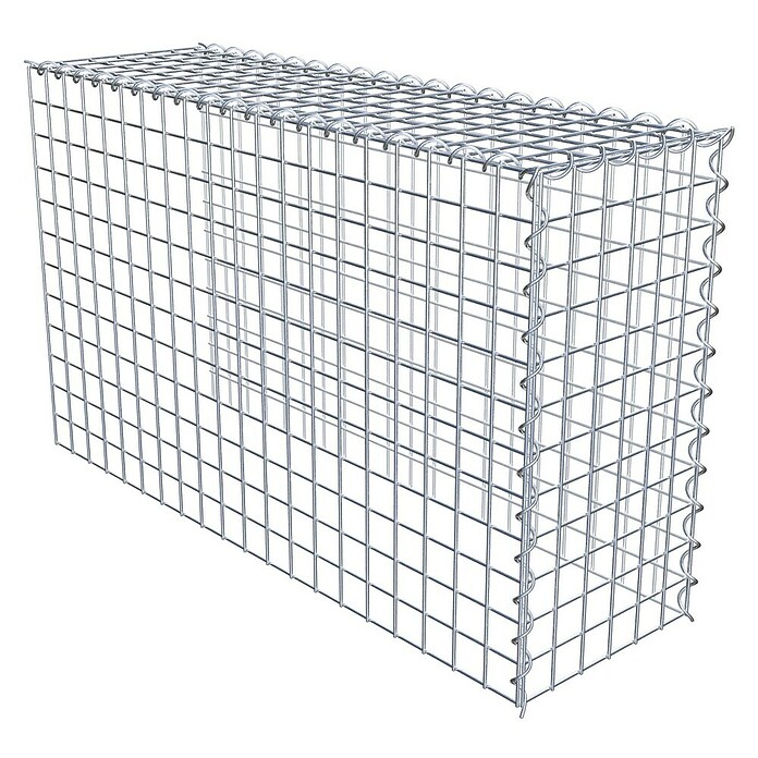 Gabiona Gabione Typ 4 (Zum Anbau in Länge & Höhe, 100 x 30 x 60 cm, Stahl, Maschenbreite: 50 mm, Maschenhöhe: 50 mm, Spirale) | BAUHAUS