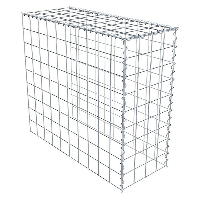 Gabiona Gabione Typ 4 (Zum Anbau in Länge & Höhe, 100 x 40 x 90 cm, Stahl, Maschenbreite: 100 mm, Maschenhöhe: 100 mm, Spirale) | BAUHAUS