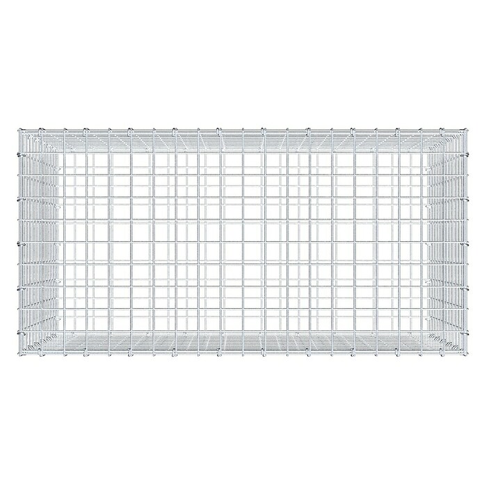 Gabiona Gabione (100 x 50 x 60 cm, Stahl, Maschenbreite: 50 mm, Maschenhöhe: 50 mm, C-Ring) | BAUHAUS
