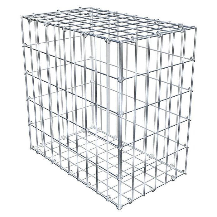 Gabiona Gabione (50 x 30 x 50 cm, Stahl, Maschenbreite: 50 mm, Maschenhöhe: 100 mm) | BAUHAUS