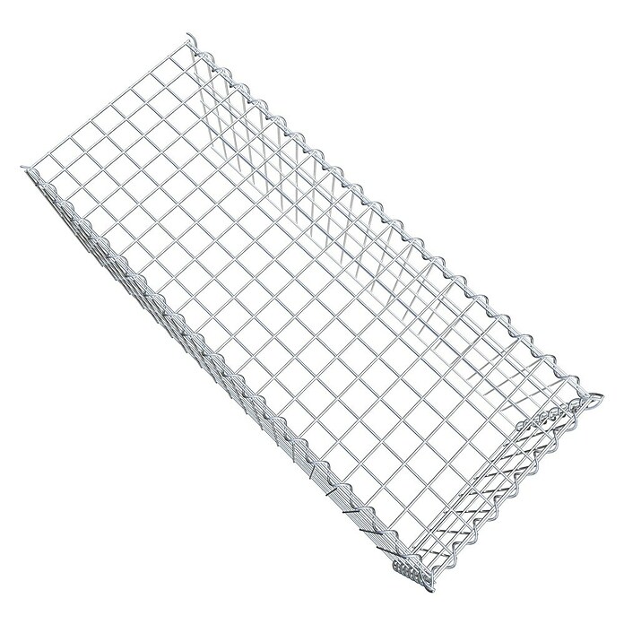 Gabiona Gabione Typ 4 (Zum Anbau in Länge & Höhe, 100 x 40 x 40 cm, Stahl, Maschenbreite: 50 mm, Maschenhöhe: 100 mm, Spirale) | BAUHAUS