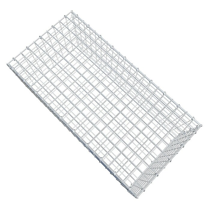Gabiona Gabione (100 x 50 x 40 cm, Stahl, Maschenbreite: 50 mm, Maschenhöhe: 50 mm, C-Ring) | BAUHAUS