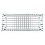 Gabiona Gabione Typ 3 (Zum Anbau in der Höhe, 100 x 40 x 100 cm, Stahl, Maschenbreite: 50 mm, Maschenhöhe: 100 mm, Spirale) | BAUHAUS