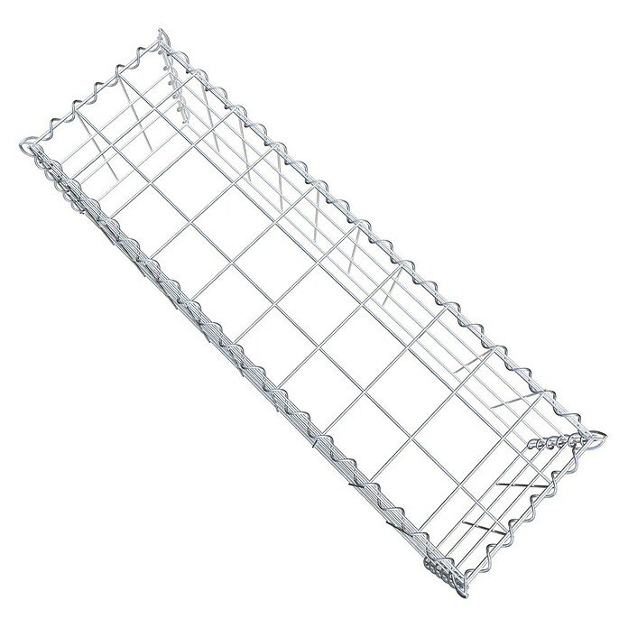 Gabiona Gabione Typ 3 (Zum Anbau in der Höhe, 100 x 30 x 30 cm, Stahl, Maschenbreite: 100 mm, Maschenhöhe: 100 mm, Spirale) | BAUHAUS
