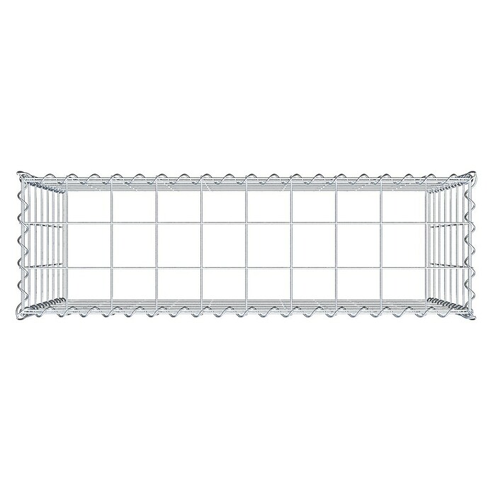 Gabiona Gabione Typ 3 (Zum Anbau in der Höhe, 100 x 30 x 70 cm, Stahl, Maschenbreite: 100 mm, Maschenhöhe: 100 mm, Spirale) | BAUHAUS