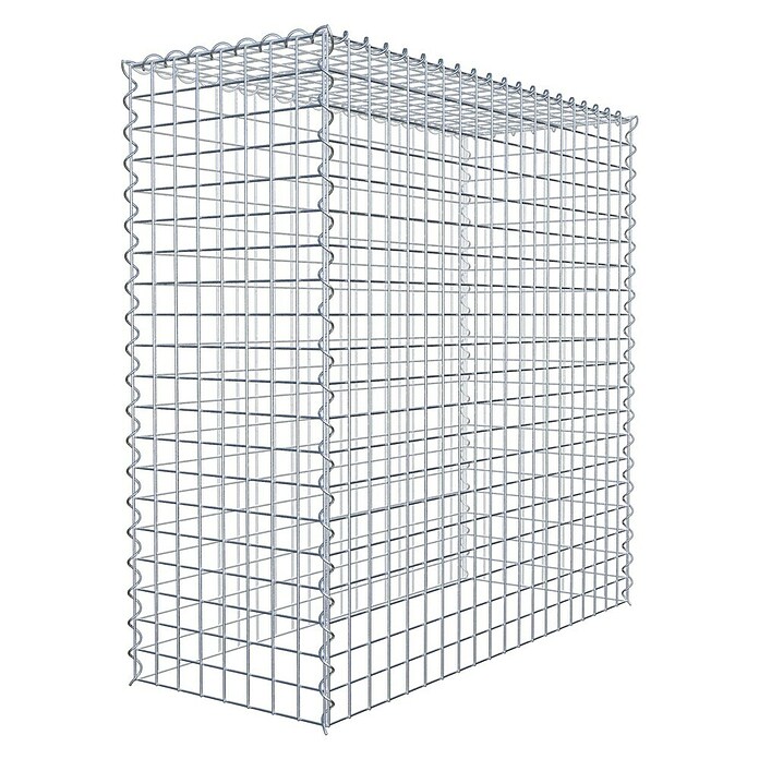 Gabiona Gabione Typ 3 (Zum Anbau in der Höhe, 100 x 40 x 100 cm, Stahl, Maschenbreite: 50 mm, Maschenhöhe: 50 mm, Spirale) | BAUHAUS