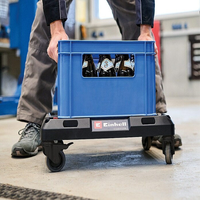 Einhell Transportroller E-Case (L x B x H: 53 x 40 x 11 cm, Polypropylen, Traglast: 120 kg) | BAUHAUS