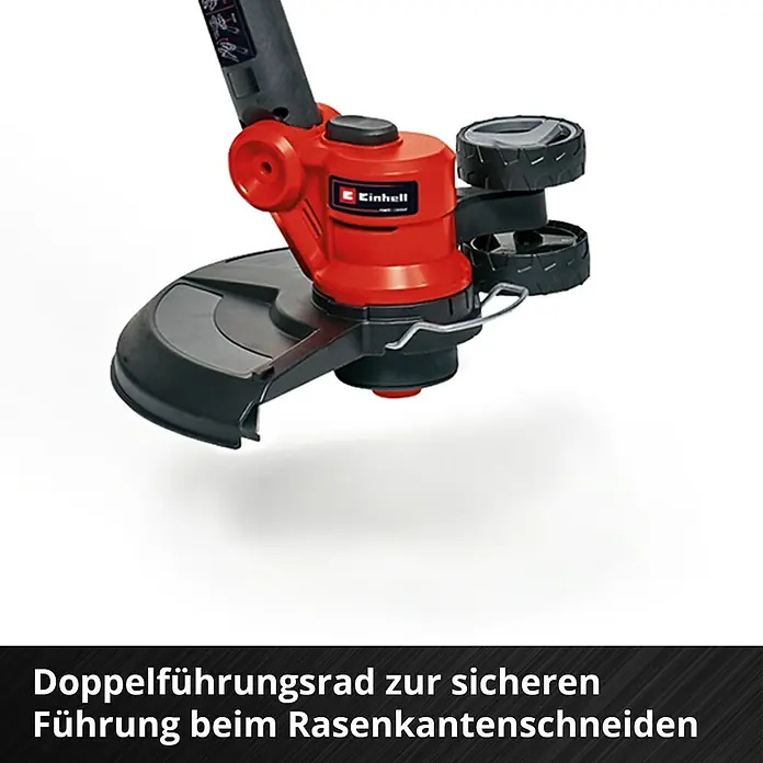Einhell Power X-Change 18V Akku-Rasentrimmer GE-CT 18/30 Li-Solo - 18 V, Li-Ionen, Ohne Akku, Schnittbreite Faden: 30 cm - Rasentrimmer mit Doppelführungsrad für sicheres Rasenkantenschneiden.