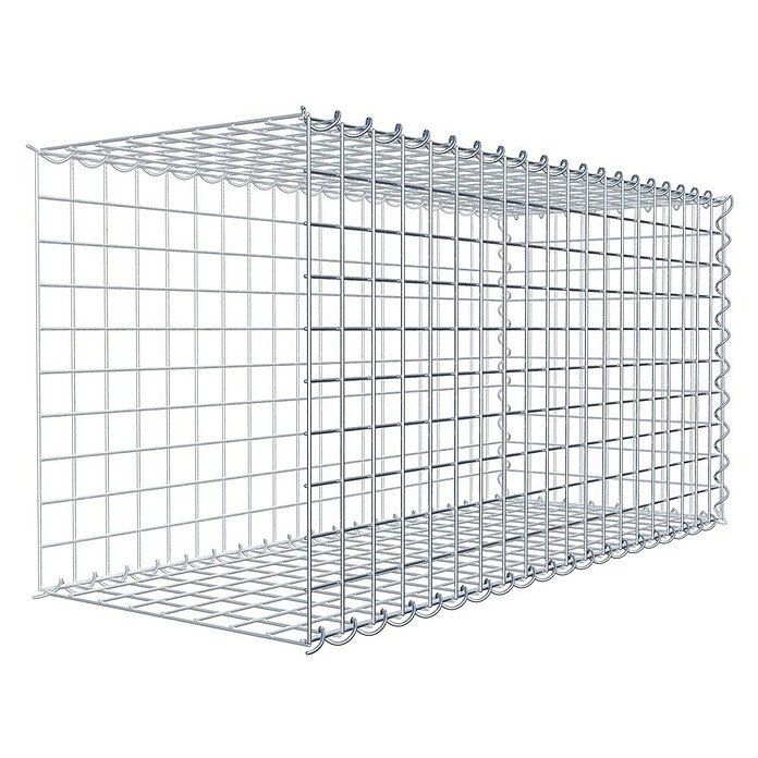 Gabiona Gabione Typ 2 (Zum Anbau in der Länge, 100 x 40 x 50 cm, Stahl, Maschenbreite: 50 mm, Maschenhöhe: 50 mm, Spirale) | BAUHAUS