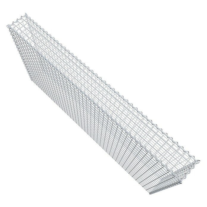 Gabiona Gabione Typ 3 (Zum Anbau in der Höhe, 200 x 20 x 100 cm, Stahl, Maschenbreite: 50 mm, Maschenhöhe: 50 mm, Spirale) | BAUHAUS