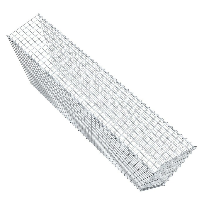 Gabiona Gabione Typ 2 (Zum Anbau in der Länge, 200 x 40 x 100 cm, Stahl, Maschenbreite: 50 mm, Maschenhöhe: 50 mm, Spirale) | BAUHAUS