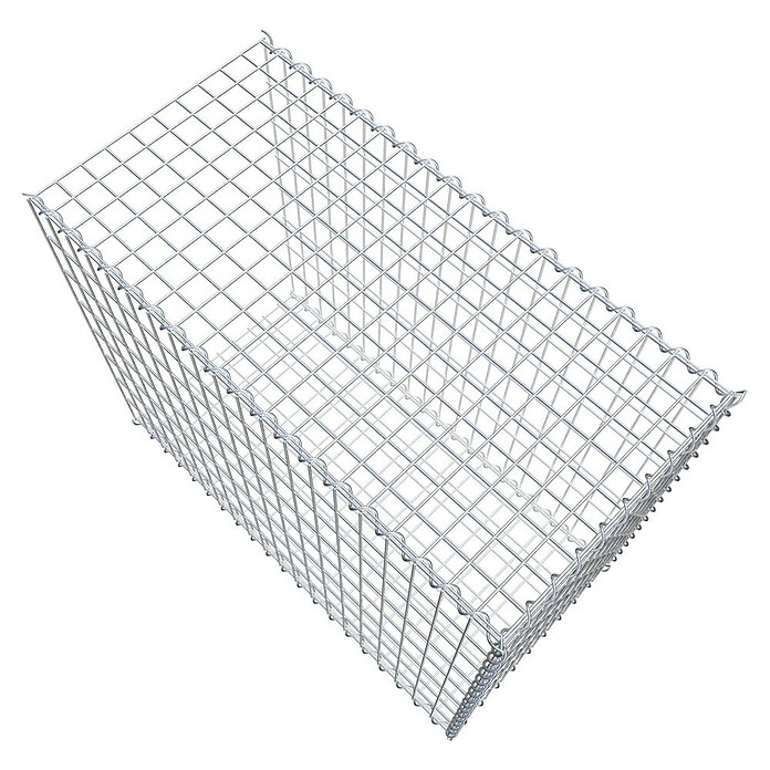 Gabiona Gabione Typ 2 (Zum Anbau in der Länge, 100 x 50 x 80 cm, Stahl, Maschenbreite: 50 mm, Maschenhöhe: 100 mm, Spirale) | BAUHAUS
