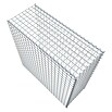 Gabiona Gabione Typ 4 (Zum Anbau in Länge & Höhe, 100 x 40 x 100 cm, Stahl, Maschenbreite: 50 mm, Maschenhöhe: 50 mm, Spirale) | BAUHAUS