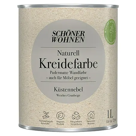 SCHÖNER WOHNEN-Farbe Naturell Wandfarbe Kreidefarbe